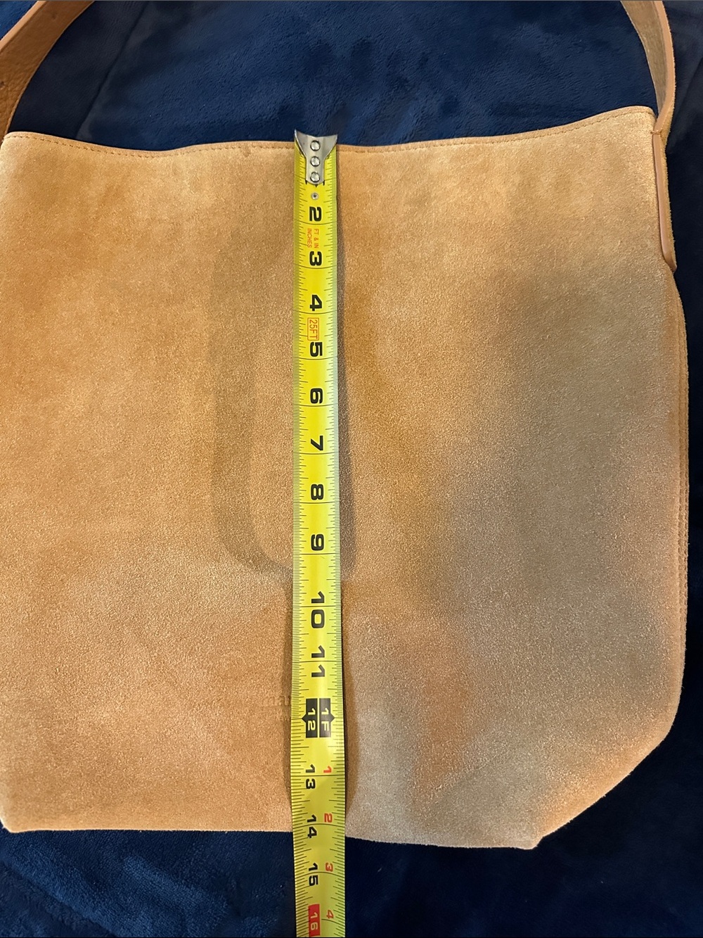 Marni Suede Shoulder Hobo Bag in Tan - Picture 7 of 9